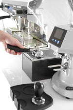 Knock box in wooden frame