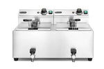 Friteuse Profi Line met aftapkraan - 2 x 8 l