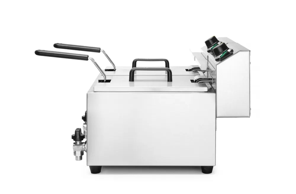 Friteuse Profi Line met aftapkraan - 2 x 8 l