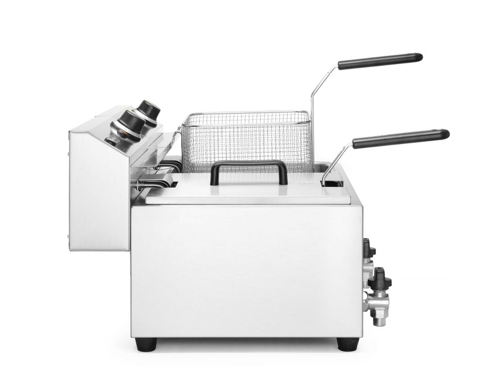 Friteuse Profi Line met aftapkraan - 2 x 8 l