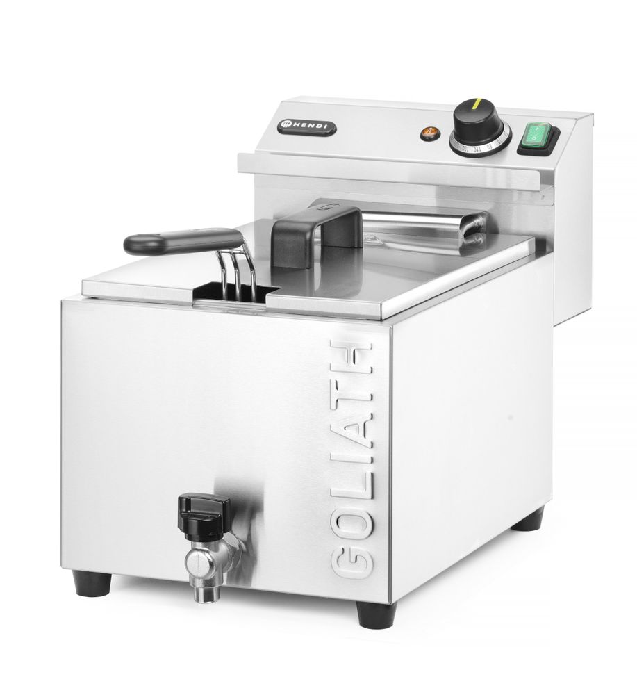 Friteuse XL met aftapkraan HENDI GOLIATH