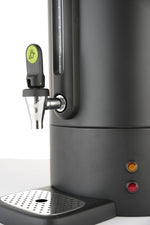 Verwarmde Drankendispenser | UNIQ (Design by Bronwasser) | Zwart | 16L | 30°C/100°C | 1.65kW (230V) | Enkelwandig | Lekbak | 357x380x502(h)mm