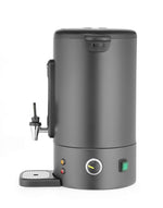 Verwarmde Drankendispenser | UNIQ (Design by Bronwasser) | Zwart | 16L | 30°C/100°C | 1.65kW (230V) | Enkelwandig | Lekbak | 357x380x502(h)mm