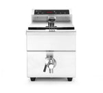Inductie friteuse met aftapkraan - 8 l