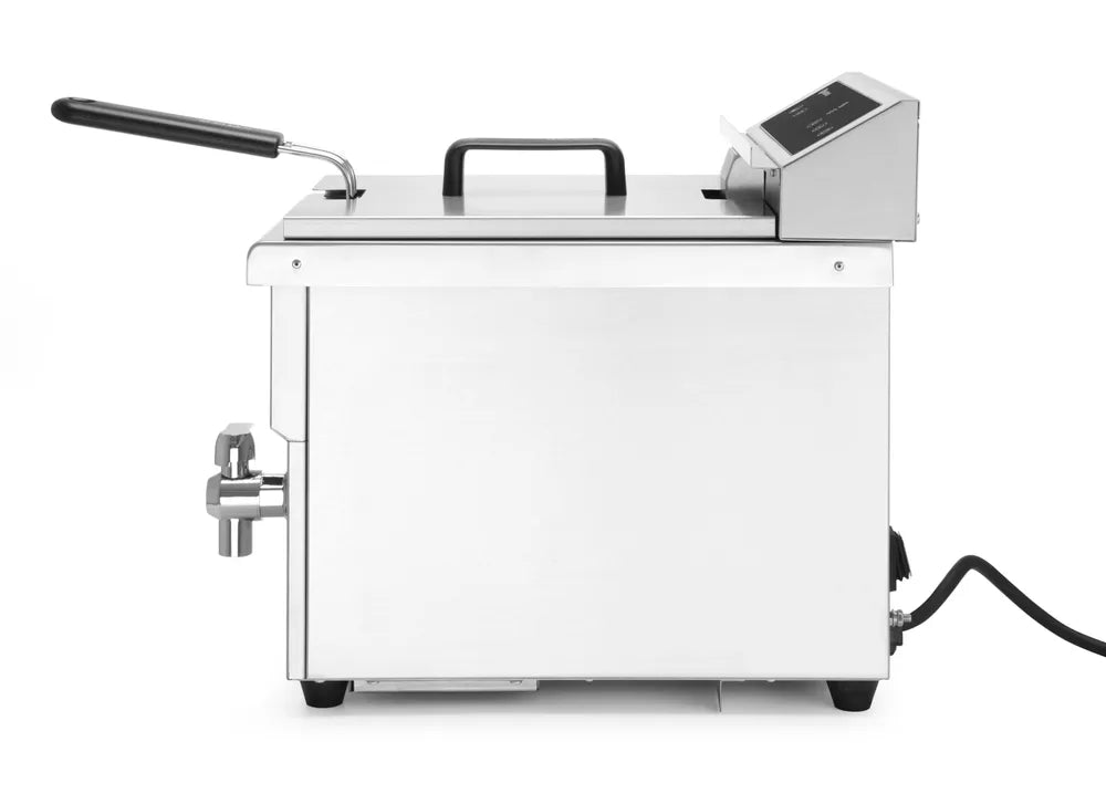 Inductie friteuse met aftapkraan - 8 l