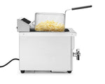 Inductie friteuse met aftapkraan - 8 l