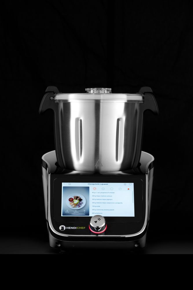 Multifunctionele foodprocessor HENDICHEF, zwart