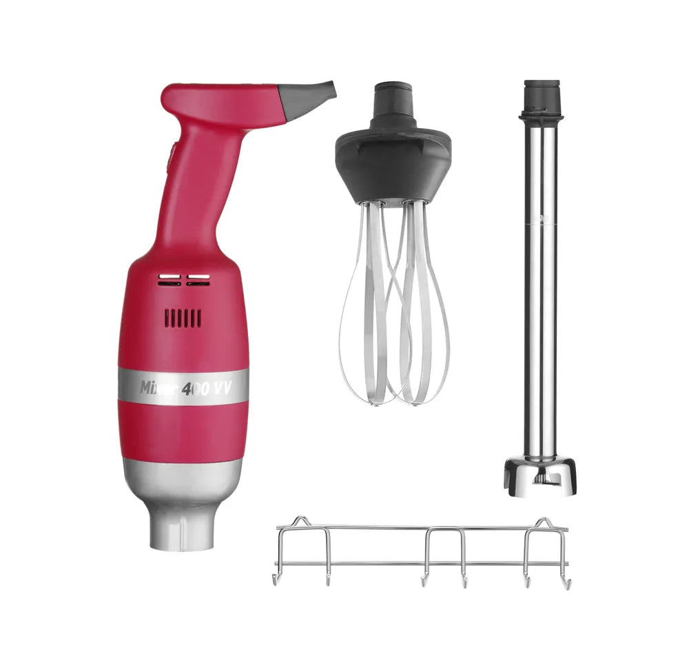 Staafmixer Profi Line 400 - met regelbare snelheid. Set met opbergrek.