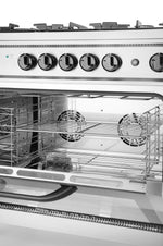 Gasfornuis - 5 pits met elektrische oven