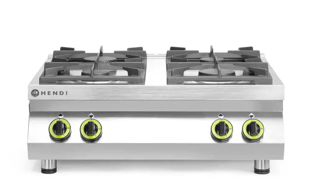 Gasfornuis 4-pits Kitchen Line - tafel model