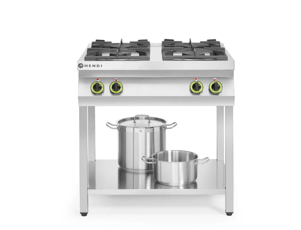 Gasfornuis Kitchen Line 4-pits open standaard
