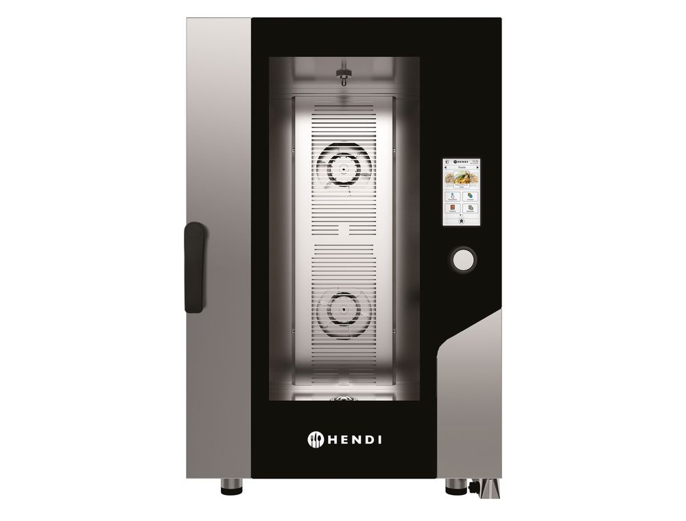 Heteluchtstoomoven – Touch 11 x GN 1/1, elektrisch, met directe stoom en een aanraakscherm