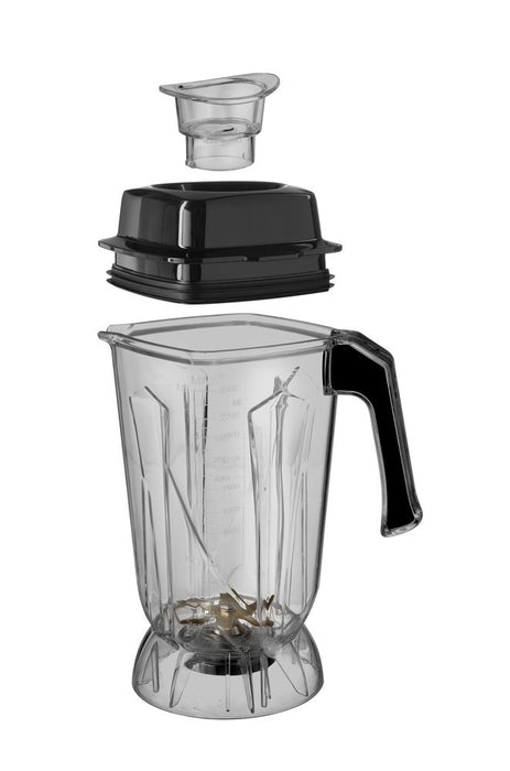 Bar blender met geluiddempende kap