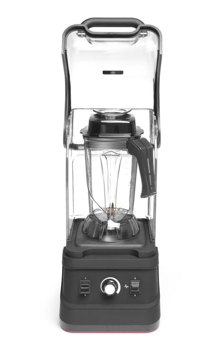 Bar blender met geluiddempende kap