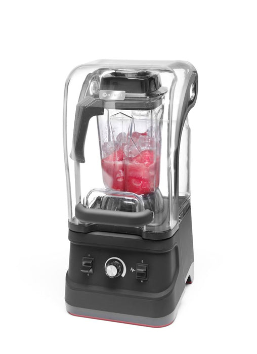 Bar blender met geluiddempende kap