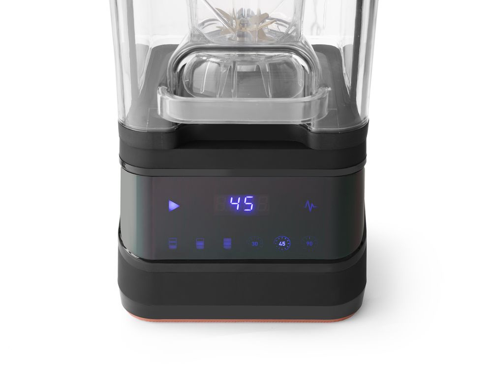 Bar Blender digitaal met geluiddempende kap en BPA-vrije kan
