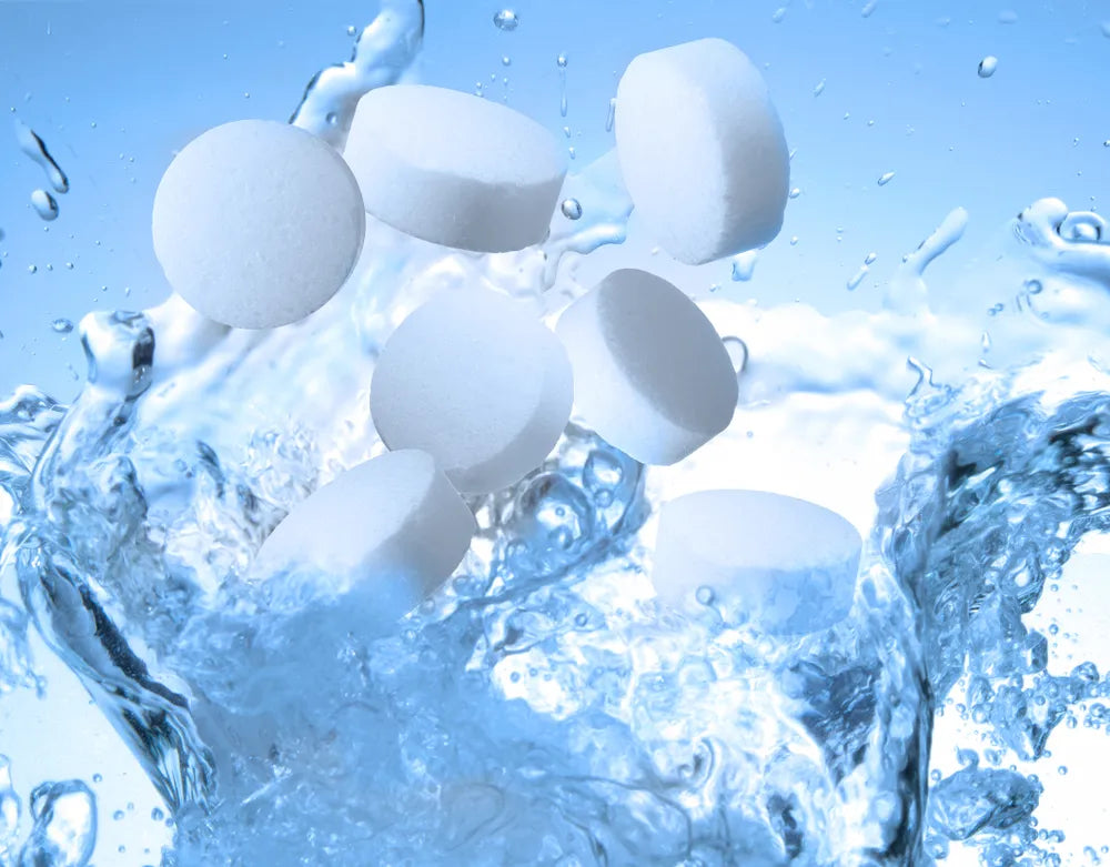 Zouttabletten voor waterontharding
