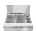 Saladette met 2 deuren 300L