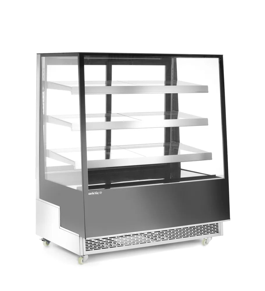 Koelvitrine met 3 schuine schappen