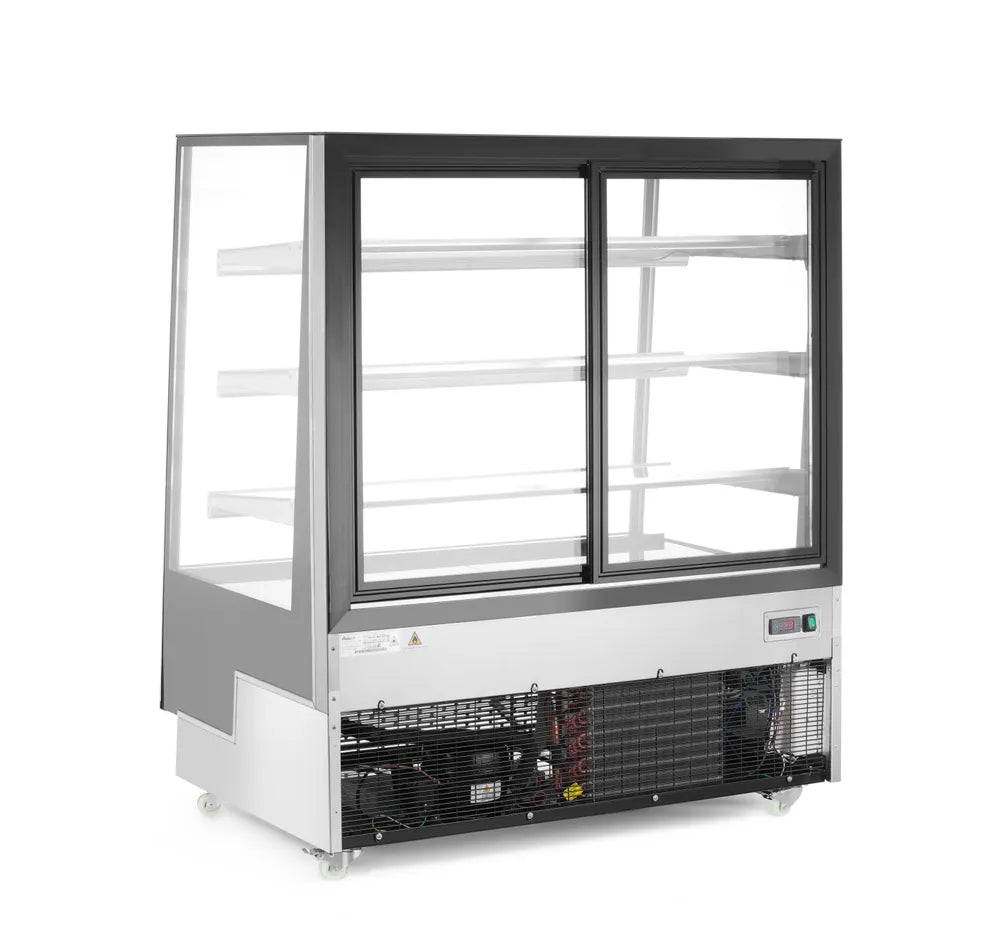 Koelvitrine met 3 schuine schappen