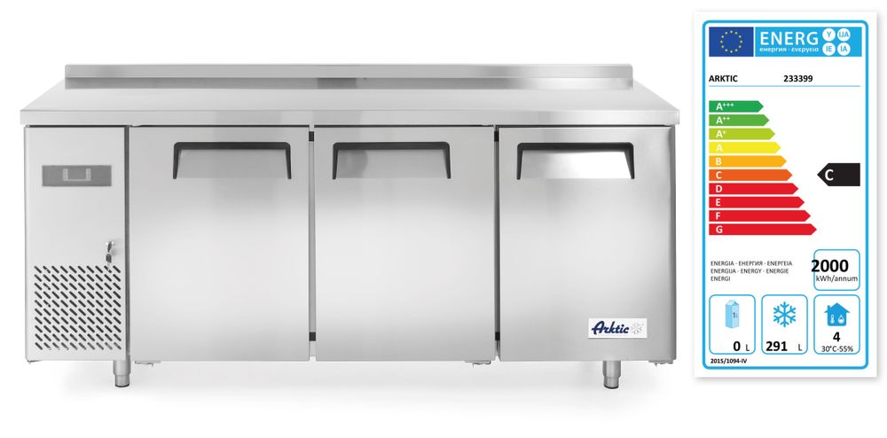 Vrieswerkbank met 3 deuren Kitchen Line 390L