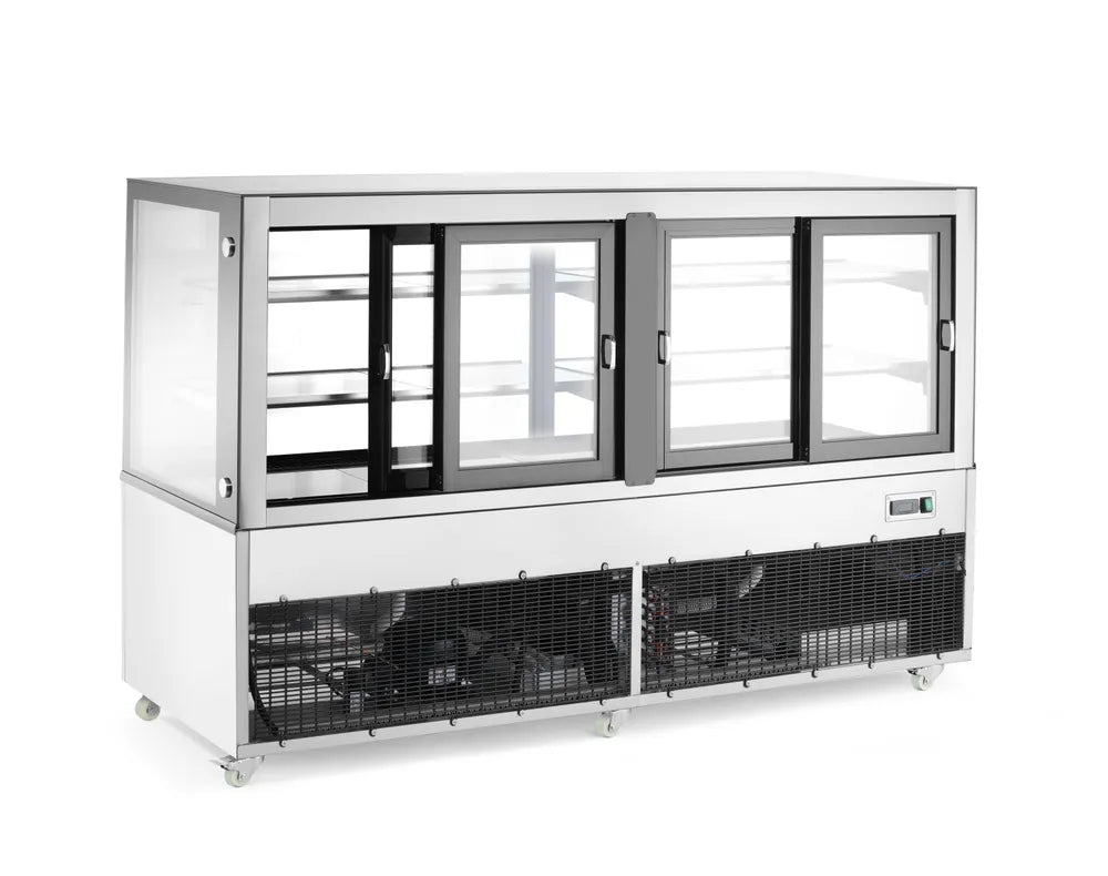 Koelvitrine met 2 schappen