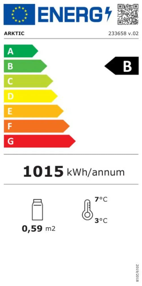 Koelvitrinekast 78L