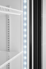 Backbar koelkast met lichtbak, enkele deur