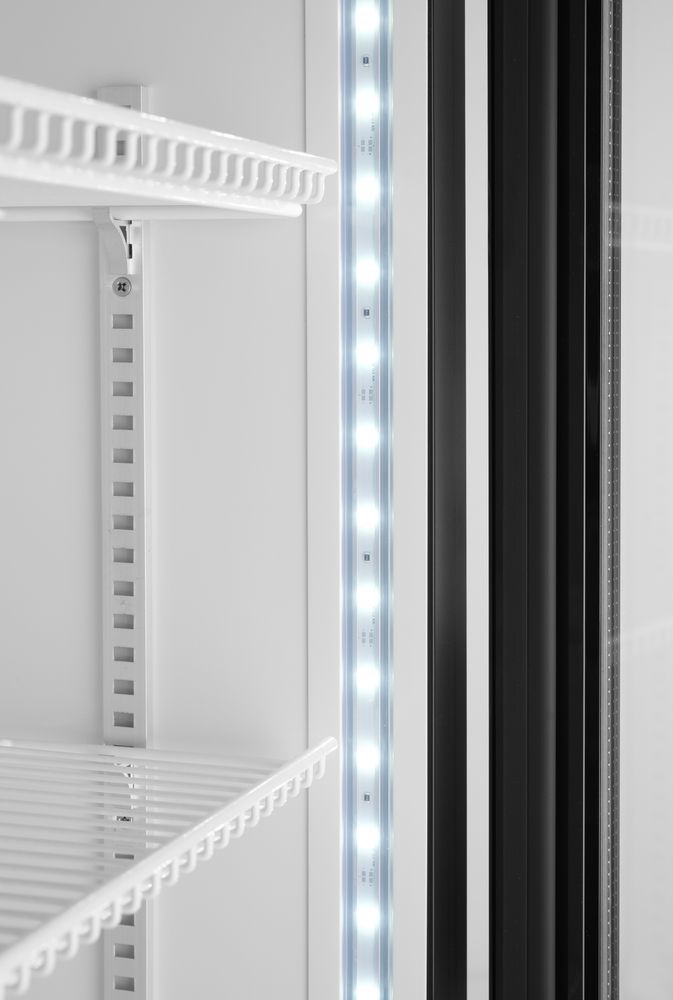 Backbar koelkast met lichtbak, enkele deur