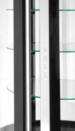 Gebaksvitrine rond