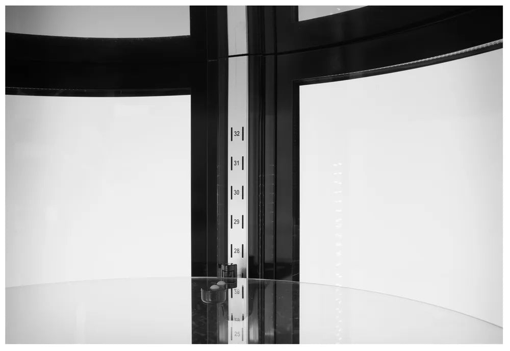 Gebaksvitrine rond