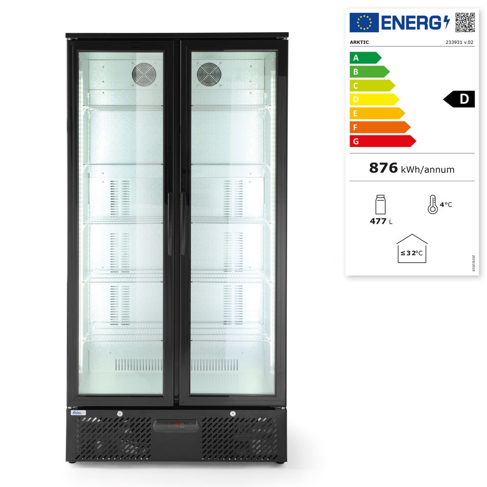 Backbar koelkast met dubbele deuren