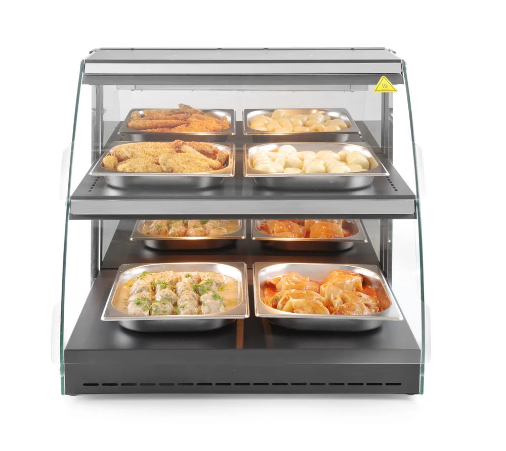 Warmhoudvitrine Quartz tweelaags