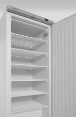 Budget Line vrieskast in een roestvast stalen behuizing