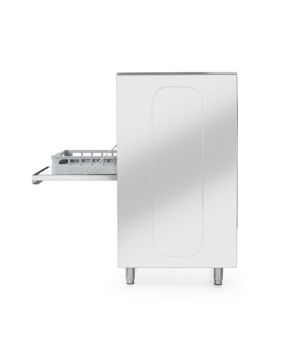 50x60 vaatwasser voor pannen en trays – met doseersysteem voor reinigingsmiddelen en afvoerpomp