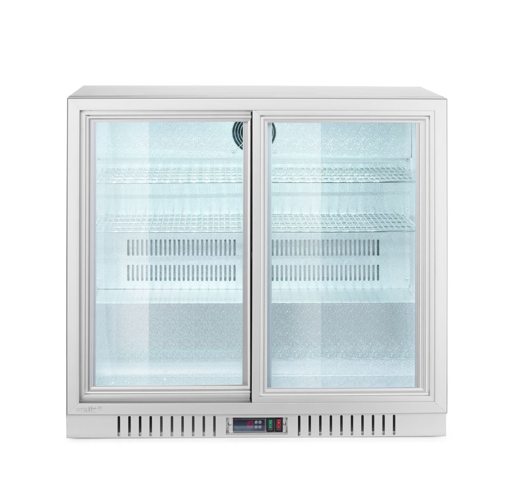 Backbar koelkast met 2 schuifdeuren
