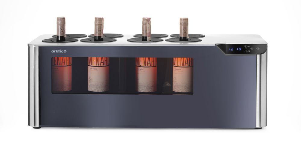 Wijnkoeler tafelmodel, met 2 temperatuurzones "Cellar"