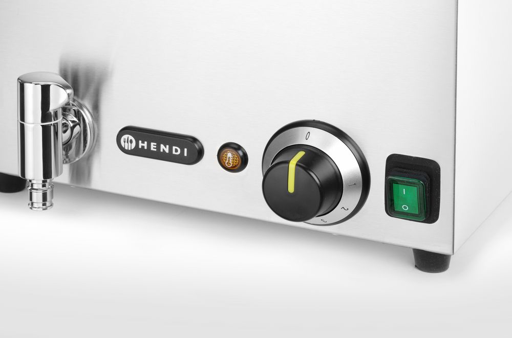 Set: Bain-marie HENDI Ranger met afvoerkraan + 3x GN 1/3 en deksel