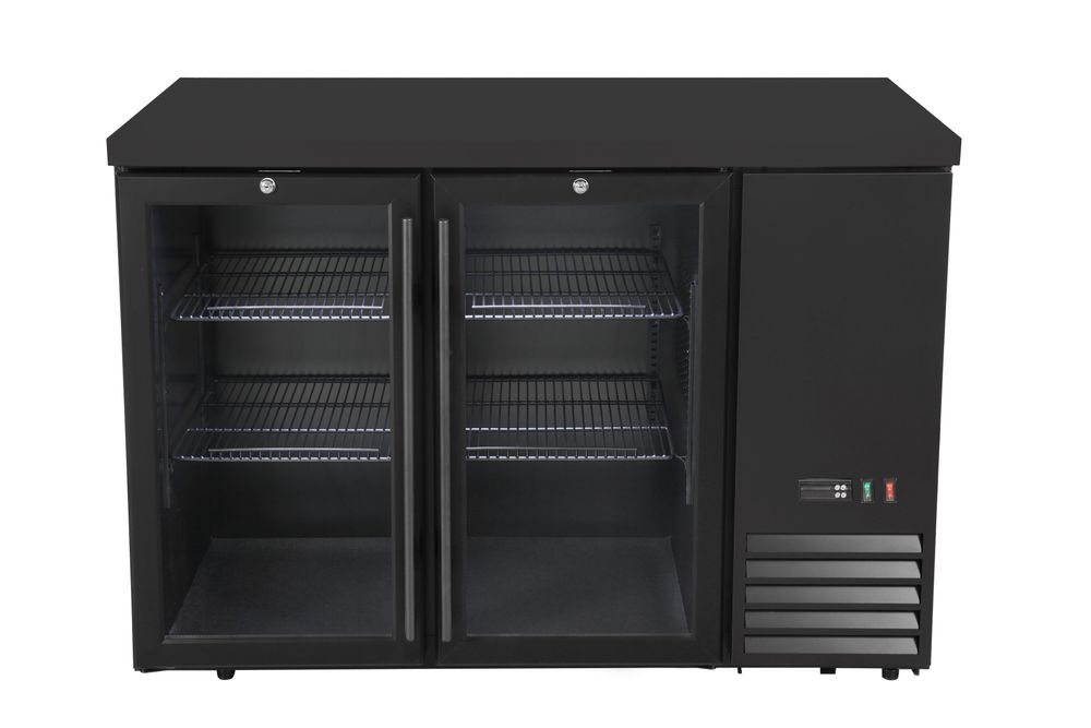 Bar koelwerkbank, glazen deuren