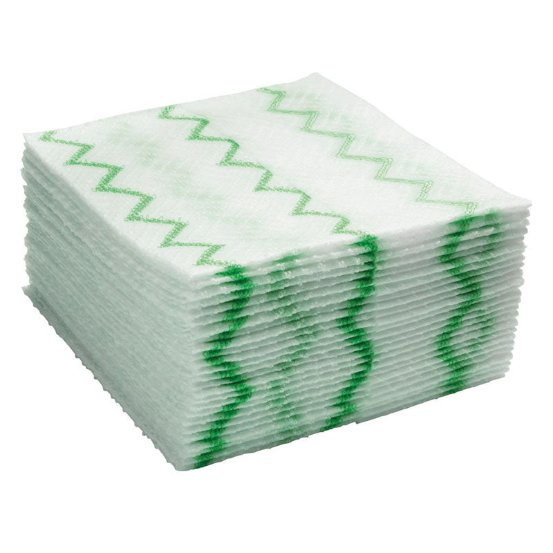 Rubbermaid disposable microvezeldoek 30,5 x 30,5 cm groen, 1 x 640 stuks