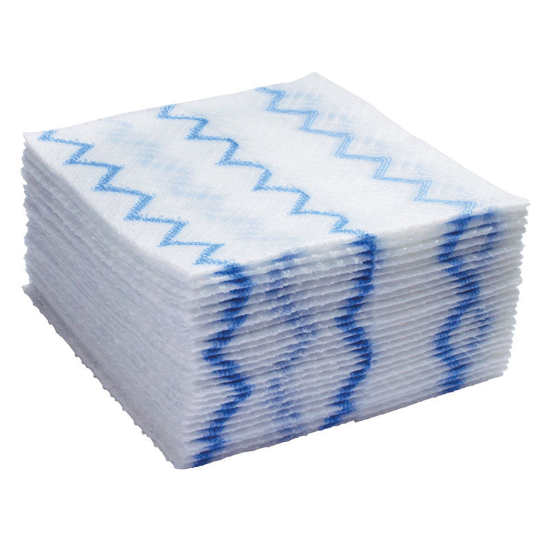 Rubbermaid disposable microvezeldoek 30,5 x 30,5 cm blauw, 1 x 640 stuks