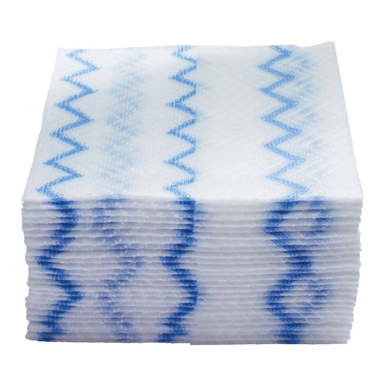 Rubbermaid disposable microvezeldoek 30,5 x 30,5 cm blauw, 1 x 640 stuks