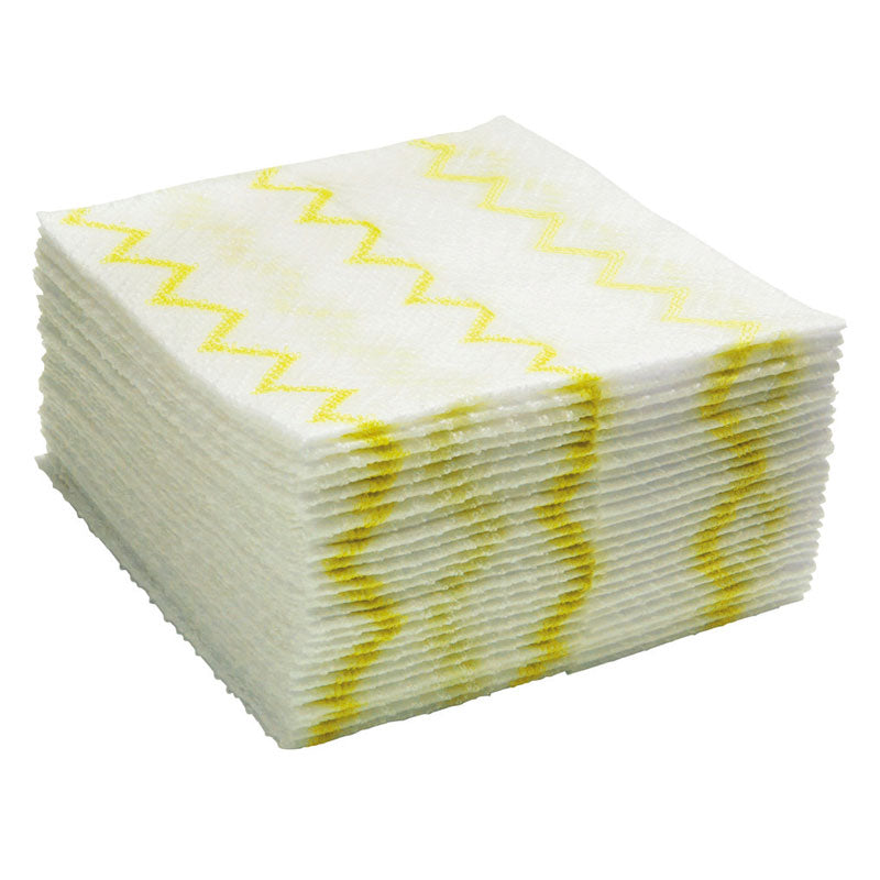 Rubbermaid disposable microvezeldoek 30,5 x 30,5 cm geel, 1 x 640 stuks