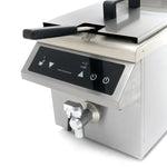 Frituurpan - 8 L - 1 Mand - Inductie - met Tapkraan