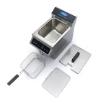 Frituurpan - 8 L - 1 Mand - Inductie - met Tapkraan