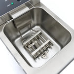 Frituurpan - 16 L - 1 Mand - met Tapkraan en Opbergruimte - 230V