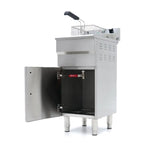 Frituurpan - 16 L - 1 Mand - met Tapkraan en Opbergruimte - 230V