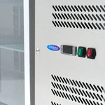 Koelwerkbank - 223 cm - 4 Glazen Deuren