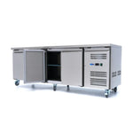 Koelwerkbank - 223 cm - 4 Deuren