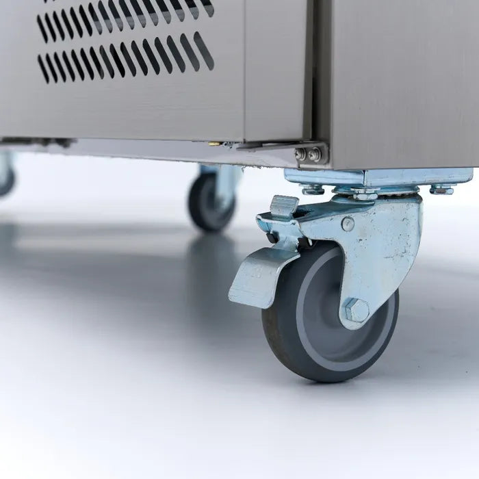 Koelwerkbank - 223 cm - 4 Deuren